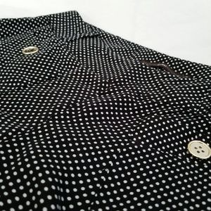 Anthropogie Hazel Wide Leg Polka Dot Pants